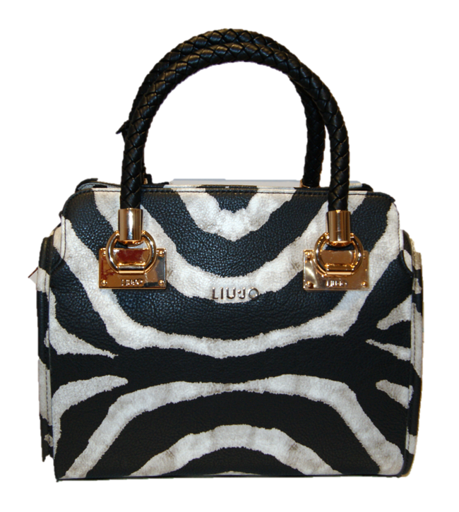 LIU JO HANDTASCHE BAULETTO M ANNA ZEBRA FARBE BLACK UND WHITE LIU JO HANDTASCHE BAULETTO M ANNA ZEBRA FARBE BLACK UND WHITE
