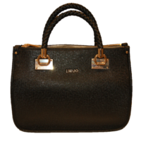 LIU JO TASCHE SHOPPING M QUADRATA FARBE SCHWARZ 22222