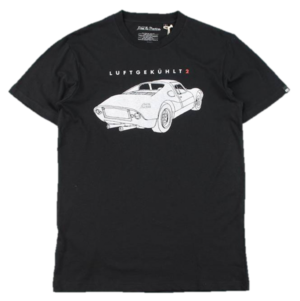 DEUS EX MACHINA T-SHIRT LUFTGEKÜHLT PORSCHE 906FARBE SCHWARZ M