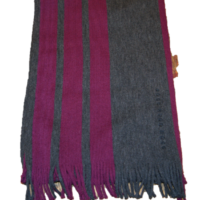 BOSS BLACK SCHAL FAON FARBE LILA/GRAU 037