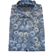 BOSS Slim Fit Hemd MYPOP_1 aus Baumwoll Mixmit Blumen-Print dunkelblau BOSS Slim Fit Hemd MYPOP_1 aus Baumwoll Mixmit Blumen-Print dunkelblau