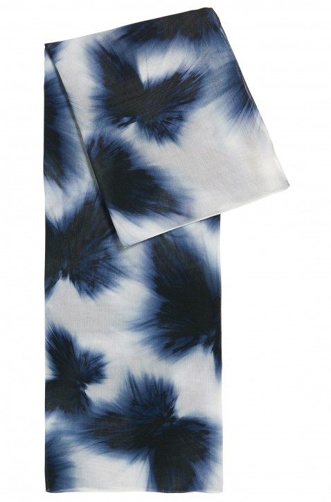 BOSS Schal Nafly aus Baumwoll-Mix mit Modal mit Schmetterling-Print blau 994 BOSS Schal Nafly aus Baumwoll-Mix mit Modal mit Schmetterling-Print blau 994
