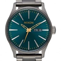 NIXON Sentry SS 42 mm Farbe gunmetal spruce brass