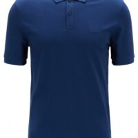 BOSS Regular-Fit Poloshirt PALLAS aus feinem Piqué dunklelblau 402 BOSS Regular-Fit Poloshirt PALLAS aus feinem Piqué dunklelblau 402