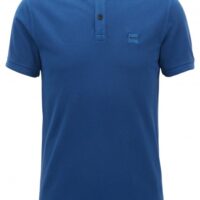 BOSS ORANGE Slim-Fit Poloshirt Prime aus gewaschenem Baumwoll-Piqué Farbe dunkelblau 416 S