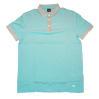BOSS Poloshirt PUNCH aus Baumwolle mit gemusterten Details open blue 491 BOSS Poloshirt PUNCH aus Baumwolle mit gemusterten Details open blue 491