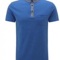 BOSS ORANGE PATCHERMAN 1 POLO-SHIRT FARBE BLAU 438 S