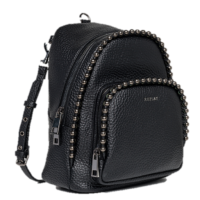 REPLAY Nietenbesetzter Kunstlederrucksack Farbe schwarz 001