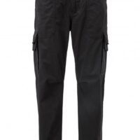 BOSS Tapered-Fit Cargohose SARGO aus doppelt gefärbter Baumwoll-Popeline schwarz BOSS Tapered-Fit Cargohose SARGO aus doppelt gefärbter Baumwoll-Popeline schwarz