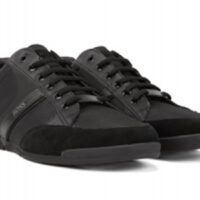 BOSS Hybrid-Sneakers SATURN_LOWP_MX mit feuchtigkeitsableitendem Innenfutter schwarz 001