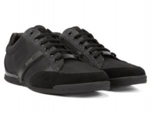 BOSS Hybrid-Sneakers SATURN_LOWP_MX mit feuchtigkeitsableitendem Innenfutter schwarz 001