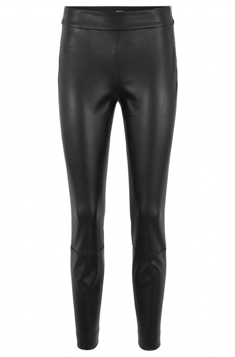 BOSS Regular-Fit Kunstleder-Hose Sawaisty mit Stickerei Farbe schwarz 001 BOSS Regular-Fit Kunstleder-Hose Sawaisty mit Stickerei Farbe schwarz 001 34