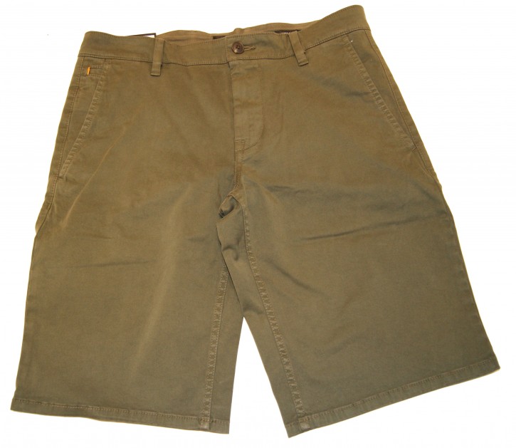 BOSS Regular-Fit Chino-Shorts D aus elastischer Baumwolle oliv 302 BOSS Regular-Fit Chino-Shorts D aus elastischer Baumwolle oliv 302 31/32