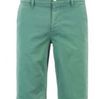 BOSS Bermuda SCHINO-SLIM SHORTS aus doppelt gefärbtem Stretch-Satin  grün 345