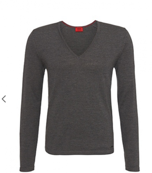 HUGO PULLOVER SIVATTALO FARBE GRAU 051 L