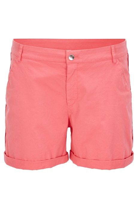 BOSS Relaxed-Fit Chino-Shorts Sochily-D aus elastischer Baumwolle pink 678 BOSS Relaxed-Fit Chino-Shorts Sochily-D aus elastischer Baumwolle pink 678 34