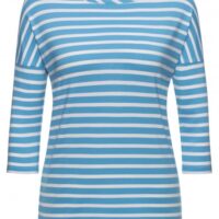 BOSS Relaxed-Fit T-Shirt Tamarini aus Stretch-Gewebe mit Streifen hellblau 451 BOSS Relaxed-Fit T-Shirt Tamarini aus Stretch-Gewebe mit Streifen hellblau 451 XS