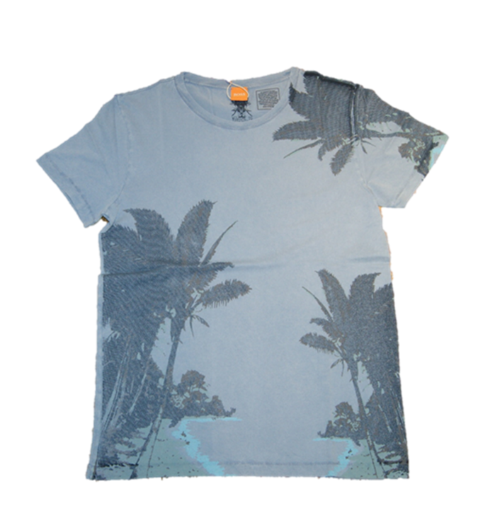 BOSS ORANGE T-SHIRT TAMMARO 2 FARBE BLAU 456 BOSS ORANGE T-SHIRT TAMMARO 2 FARBE BLAU 456 M
