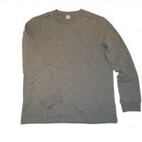 BOSS Sweatshirt Tapapillon mit Lochmuster Stickerei an der Schulter grau 040 BOSS Sweatshirt Tapapillon mit Lochmuster Stickerei an der Schulter grau 040 XS