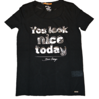 BOSS ORANGE T-SHIRT TASENSATION YLNT FARBE SCHWARZ 001 BOSS ORANGE T-SHIRT TASENSATION YLNT FARBE SCHWARZ 001 XS