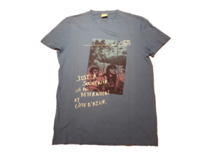 BOSS ORANGE T-SHIRT TAX 1 FARBE BLAU 422 S