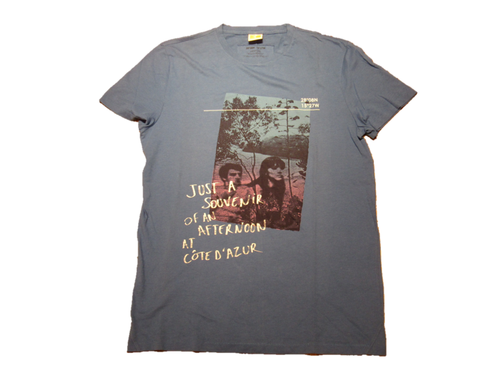 BOSS ORANGE T-SHIRT TAX 1 FARBE BLAU 422 BOSS ORANGE T-SHIRT TAX 1 FARBE BLAU 422 S