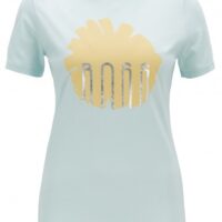 BOSS T-Shirt TEBLOSSOM aus Baumwolle mit Blumenprint und Folien-Detail grün 462 BOSS T-Shirt TEBLOSSOM aus Baumwolle mit Blumenprint und Folien-Detail grün 462