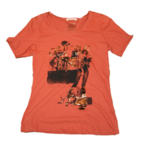 BOSS ORANGE Tee Shirt TELIA open youre eyes Farbe rot 810 BOSS ORANGE Tee Shirt TELIA open youre eyes Farbe rot 810 M