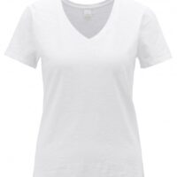 BOSS T-Shirt TEMODERN aus strukturierter Baumwolle mit V-Ausschnitt weiss 100 BOSS T-Shirt TEMODERN aus strukturierter Baumwolle mit V-Ausschnitt weiss 100