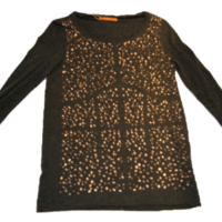 BOSS ORANGE T-SHIRT TILUZI FARBE ANTHRAZIT 039 XS
