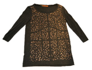 BOSS ORANGE T-SHIRT TILUZI FARBE ANTHRAZIT 039 XS