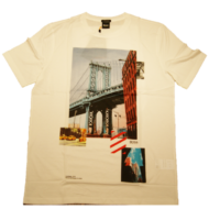 BOSS T-Shirt TOLL3 aus Baumwolle mit Grafik-Print weiss 100 BOSS T-Shirt TOLL3 aus Baumwolle mit Grafik-Print weiss 100