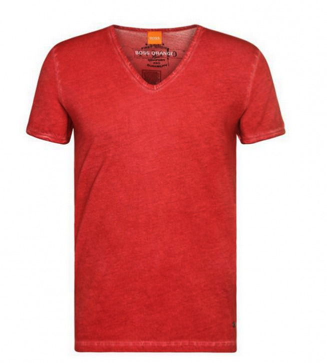BOSS ORANGE T-SHIRT TOULOUSE FARBE MEDIUM RED 616 BOSS ORANGE T-SHIRT TOULOUSE FARBE MEDIUM RED 616 S