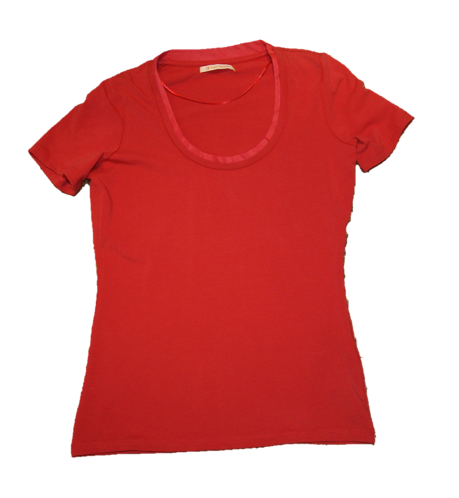 BOSS ORANGE T-Shirt  TOUNDY Rundhals mit Einsatz Farbe rot 615 BOSS ORANGE T-Shirt  TOUNDY Rundhals mit Einsatz Farbe rot 615 S
