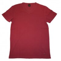 BOSS ORANGE TRACE Regular-Fit T-Shirt aus Baumwolle mit V-Ausschnitt Farbe dunkel lila 505 BOSS ORANGE TRACE Regular-Fit T-Shirt aus Baumwolle mit V-Ausschnitt Farbe dunkel lila 505 S