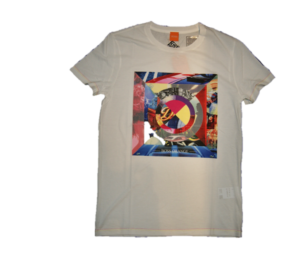BOSS ORANGE TEE SHIRT TRACING 1 FARBE WEISS 100 S