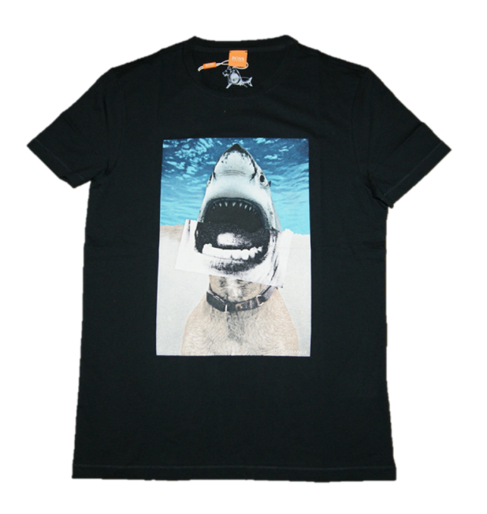 BOSS ORANGE T-SHIRT TREYNO 1 FARBE SCHWARZ 001 BOSS ORANGE T-SHIRT TREYNO 1 FARBE SCHWARZ 001 S