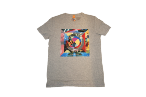BOSS ORANGE TEE SHIRT TRACING 1 FARBE GRAU 058 S