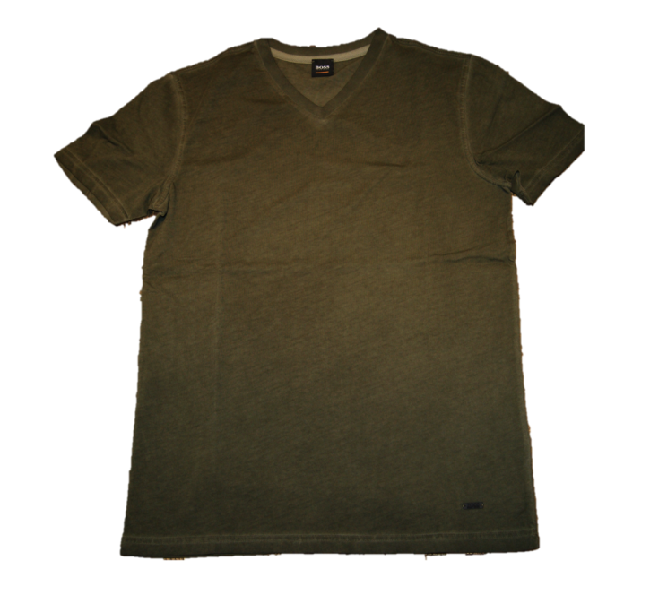 BOSS Regular-Fit T-Shirt Tyxx aus Baumwolle mit V-Ausschnitt Farbe dunkelgrün 346 BOSS Regular-Fit T-Shirt Tyxx aus Baumwolle mit V-Ausschnitt Farbe dunkelgrün 346