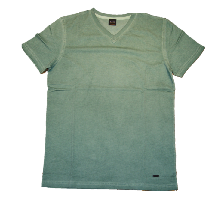 BOSS Regular-Fit T-Shirt Tyxx aus Baumwolle mit V-Ausschnitt Farbe grün 345 BOSS Regular-Fit T-Shirt Tyxx aus Baumwolle mit V-Ausschnitt Farbe grün 345