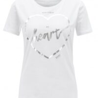 BOSS Slim-Fit T-Shirt Temoncoeur aus Baumwolle mit Herz-Print weiss 100 BOSS Slim-Fit T-Shirt Temoncoeur aus Baumwolle mit Herz-Print weiss 100