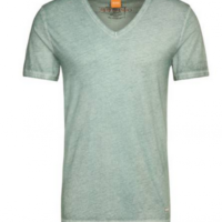 BOSS ORANGE T-SHIRT TOULOUSE FARBE TÜRKIS 447 BOSS ORANGE T-SHIRT TOULOUSE FARBE TÜRKIS 447 S
