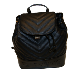 VALENTINO By Mario Valentino Rucksack CHOCOLAT mit Steppung und Logo Farbe schwarz
