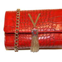 Mario Valentino Valentino by Damen Divinity Special Clutch, Rot (rosso), 4x11x17 cm