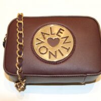 Mario Valentino Damen Olympia Umhängetasche bordeaux 4.3x12x18 cm