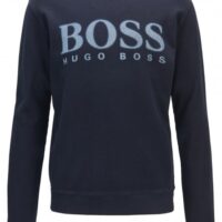 BOSS ORANGE Sweatshirt WALLKER aus French Terry mit Logo-Dessin dunkelblau 404 BOSS ORANGE Sweatshirt WALLKER aus French Terry mit Logo-Dessin dunkelblau 404 S