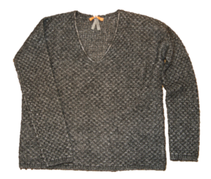 BOSS ORANGE Relaxed-Fit Pullover WARLY  aus strukturiertem Material-Mix mit Viskose Wolle und Alpaka Farbe 013 S