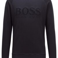 BOSS Sweatshirt WAYMAN aus French Terry mit Logo-Stickerei dunkelblau 404 BOSS Sweatshirt WAYMAN aus French Terry mit Logo-Stickerei dunkelblau 404 M
