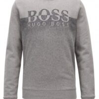 BOSS Sweatshirt WITHMORE aus French Terry mit Farbverlauf-Design grau 051 BOSS Sweatshirt WITHMORE aus French Terry mit Farbverlauf-Design grau 051 M