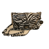 GUESS TASCHE BIANCO NERO CROSSBODY ZEBRA